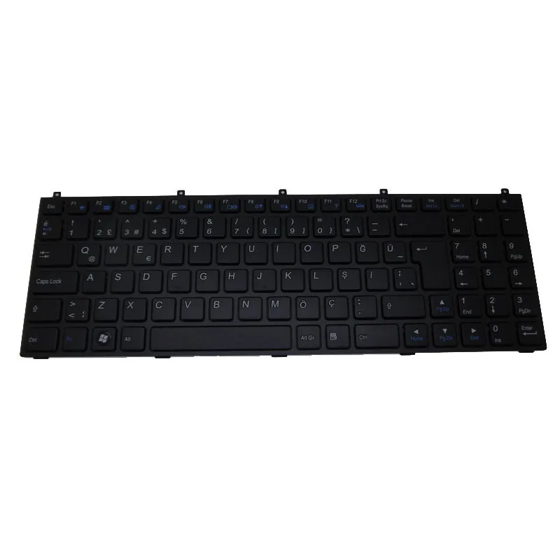 Teclado para CLEVO M9800, M980NU, MP-08J46TQ-430, 6-80-M9800-251-1, 6-79-E5120Q0K-250-P, MP-08J46TQ-430W, MP-08J46TQ-4301, Turquía, TR