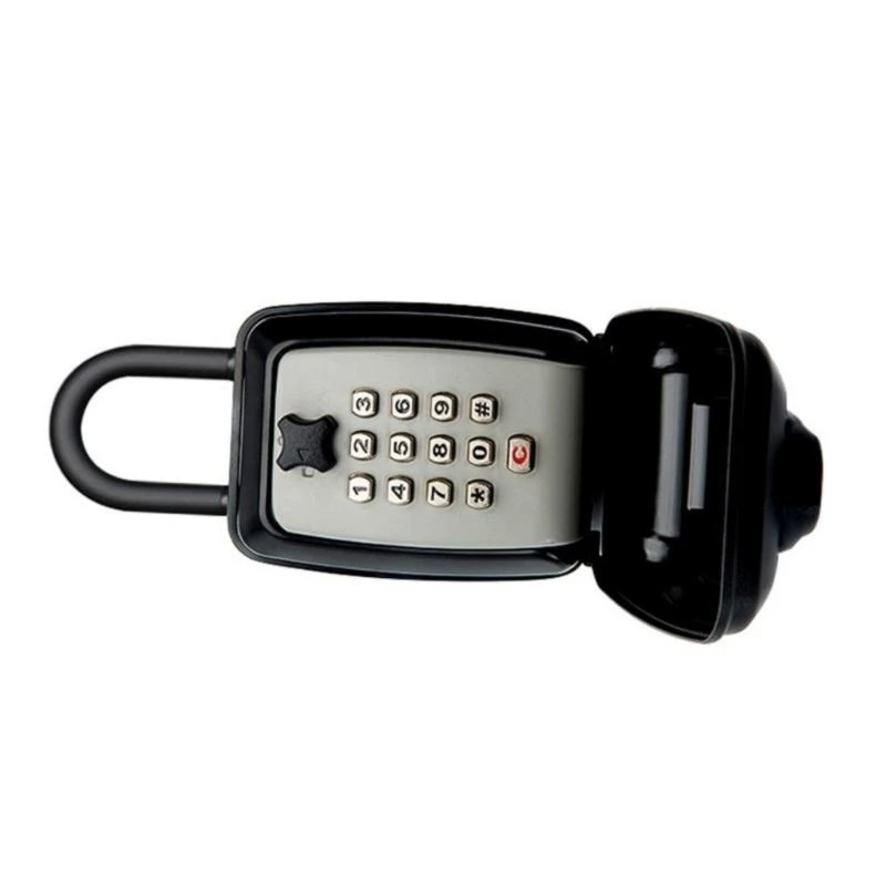 Wandbevestiging Buiten Key Lock Box 12 Digit Combinatie Lock Box Toetsen Opbergdoos