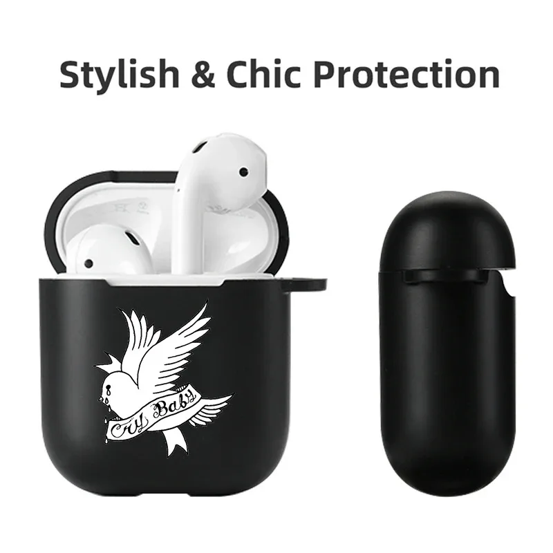 Rapper Lil Peep Crybaby Hellboy Love Tattoo Soft Case For Airpods Pro 3 2 1 Wireless Earphone Cover For Airpod Cases Funda Coque