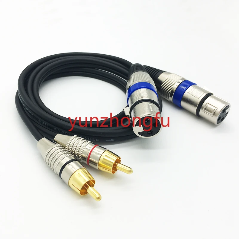 

Кабель Canon «мама» к лотосу, подходит для дискового плеера, микшера, усилителя мощности, динамика, аудио RCA, двойной аудиокабель Lotus Canon «мама»