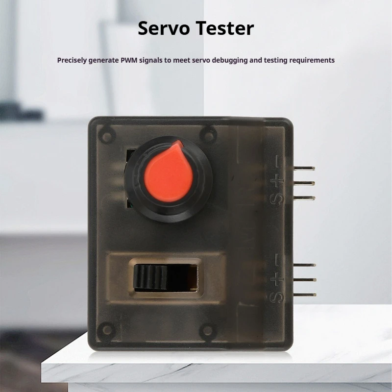 DIY MORE Dual Channel PWM Signal Simulator Servo Tester ESC Tester DC 5-8.4V Supports Multiple Frequencies For RC Hobby Testing