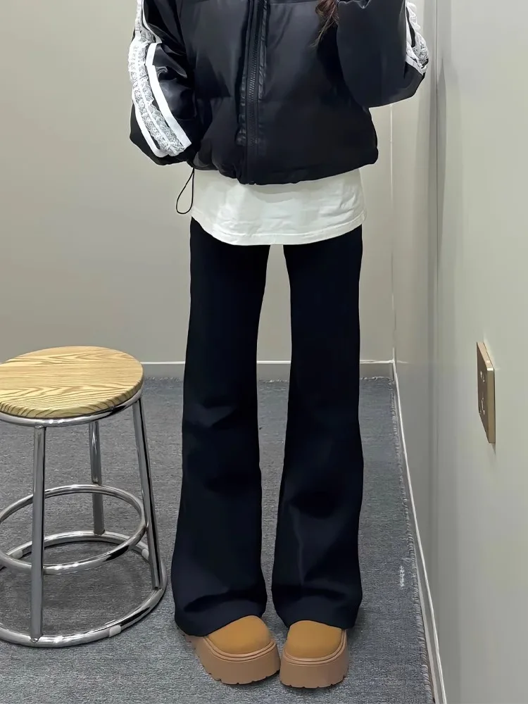 

Bla Cleanfit Fce Lined Slim Fit Men's Jeans American High Street Vibe Long Trousers Straight Leg Cotton Polyester Blend