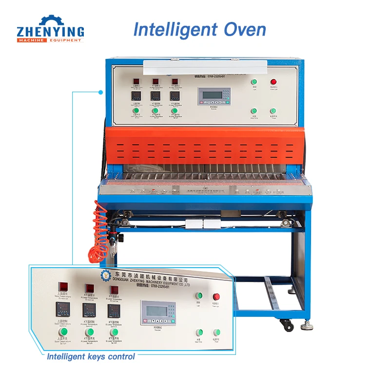 Smart Two Station Baking Oven Pvc Silicone Labels Pvc 3d Dolls Pendants Automatic Fomring Machine