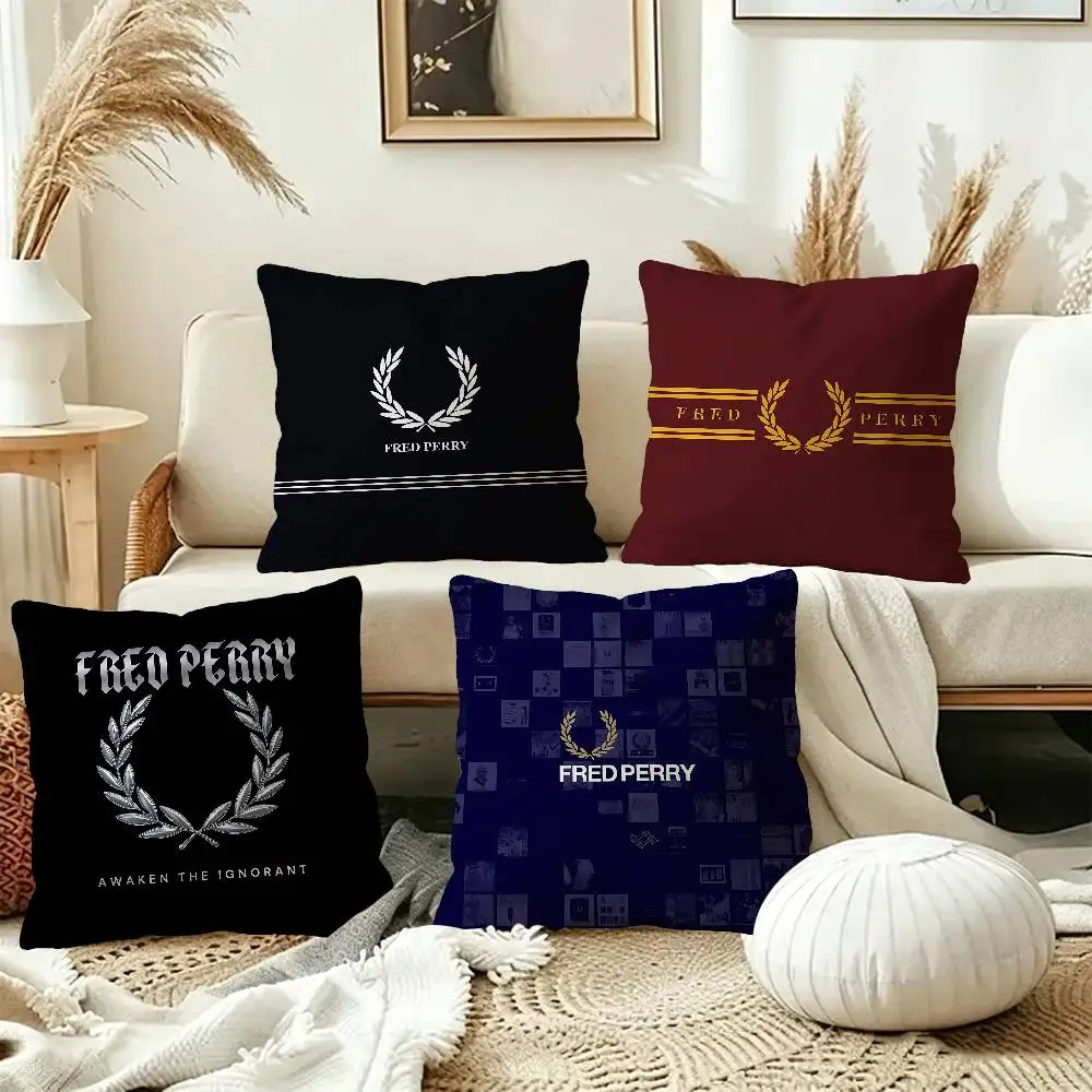 F-FRED P-PERRY Pillow Cover Design cushion Cover decor Holiday Decorati