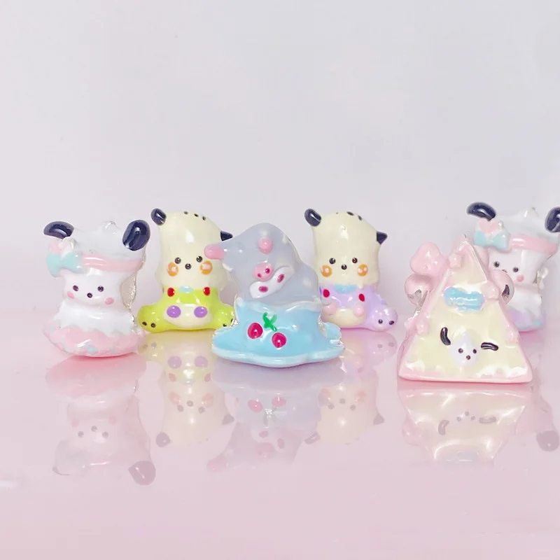 Miniso Fashion Sanrio Kuromi manik-manik mempesona, hadiah aksesori perhiasan gelang wanita asli