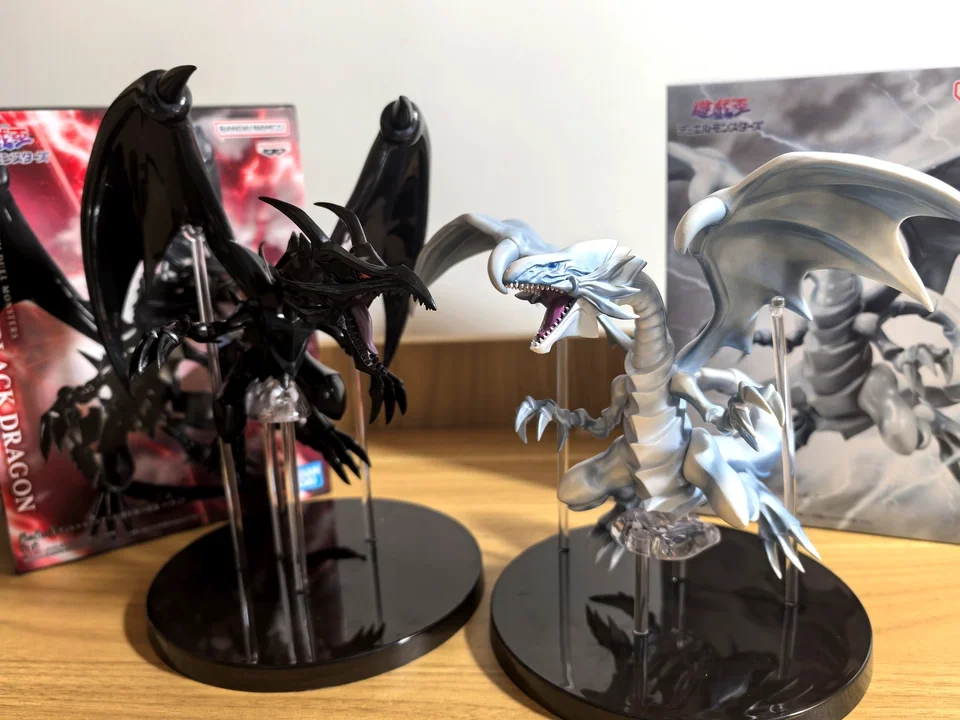 Yu-Gi-Oh Bandai Red Eyes Black Dragon Anime Action Figures S.H.Monsterarts Shm Collectible Models As Toy Gift Desktop Decoration