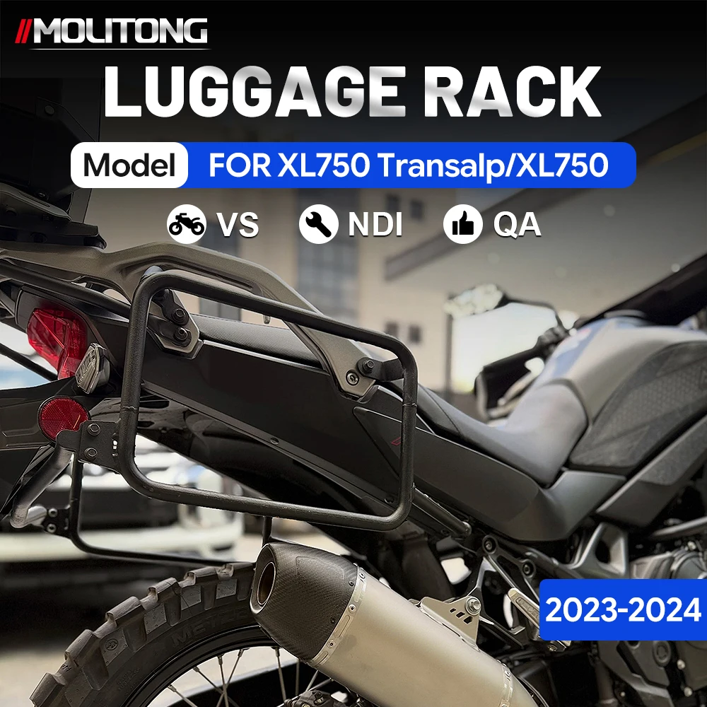 Motorcycle Side Case Luggage Rack Bracket Kit Side Box Bag Pannier Trunk Support Fit For Holder XL750 Transalp XL750 2023-2024