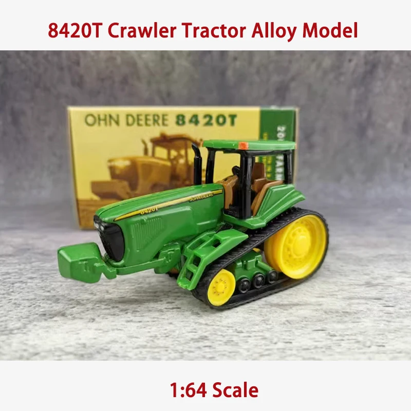 

ERTL литой под давлением масштаб 1:64 8420T гусеничный трактор, модель автомобиля из сплава, коллекция сувениров, статические украшения для дисплея, игрушка в подарок для мальчика