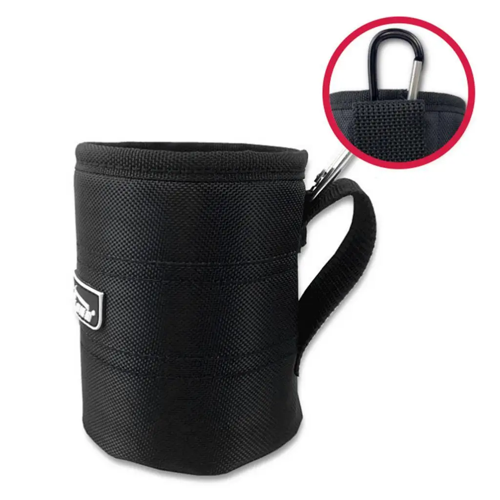 Nails Screws Waist Bag Small Tool Pouch Tape Measure Holder with Belt Clip for Electrician Handyman Workshop Plumber Carpenter