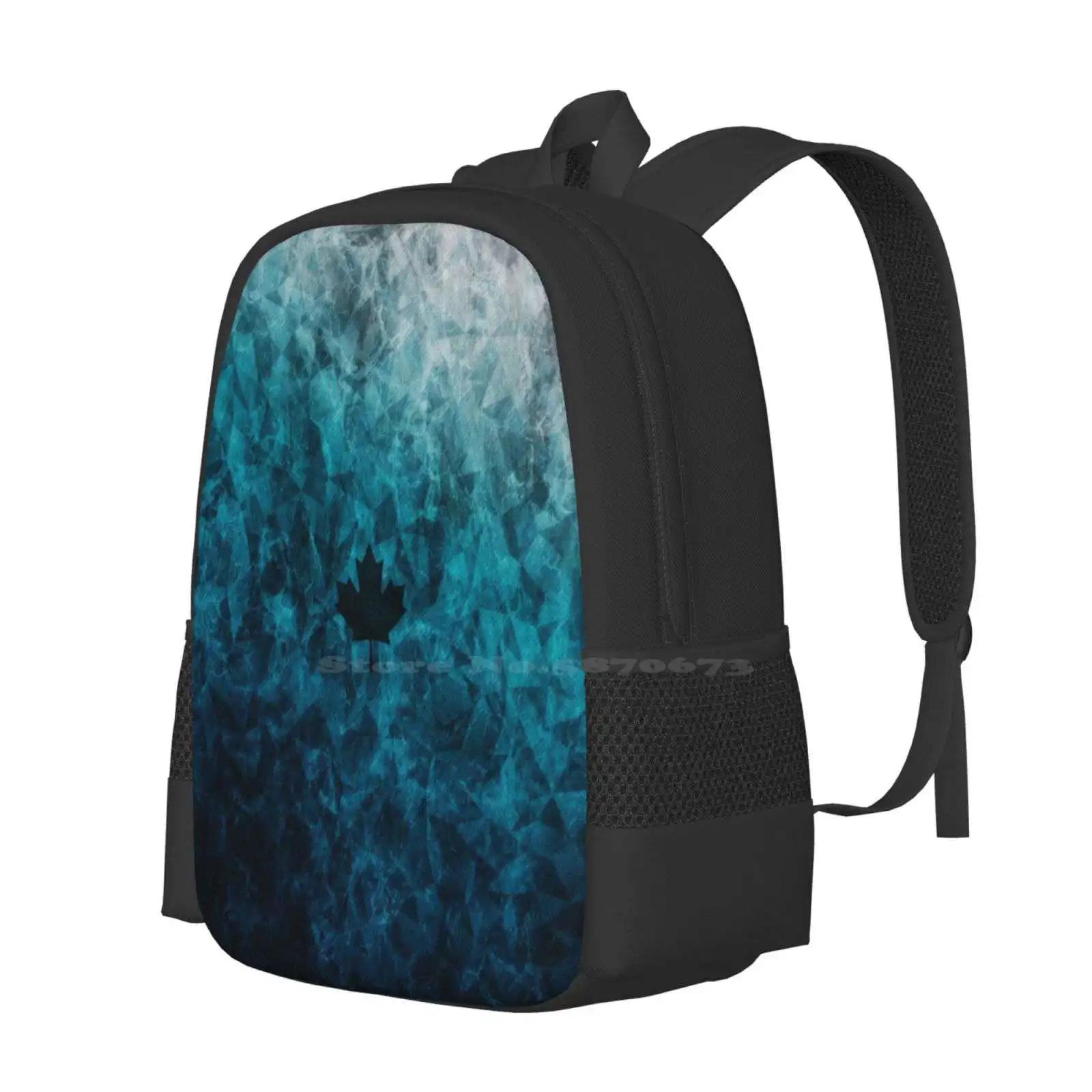 Black Ice - Jtf2 [ Roufxs - ] School Bag Big Capacity Backpack Laptop Video Game Skin Winter Jtf2 Frost Sub Zero Black Ice Black