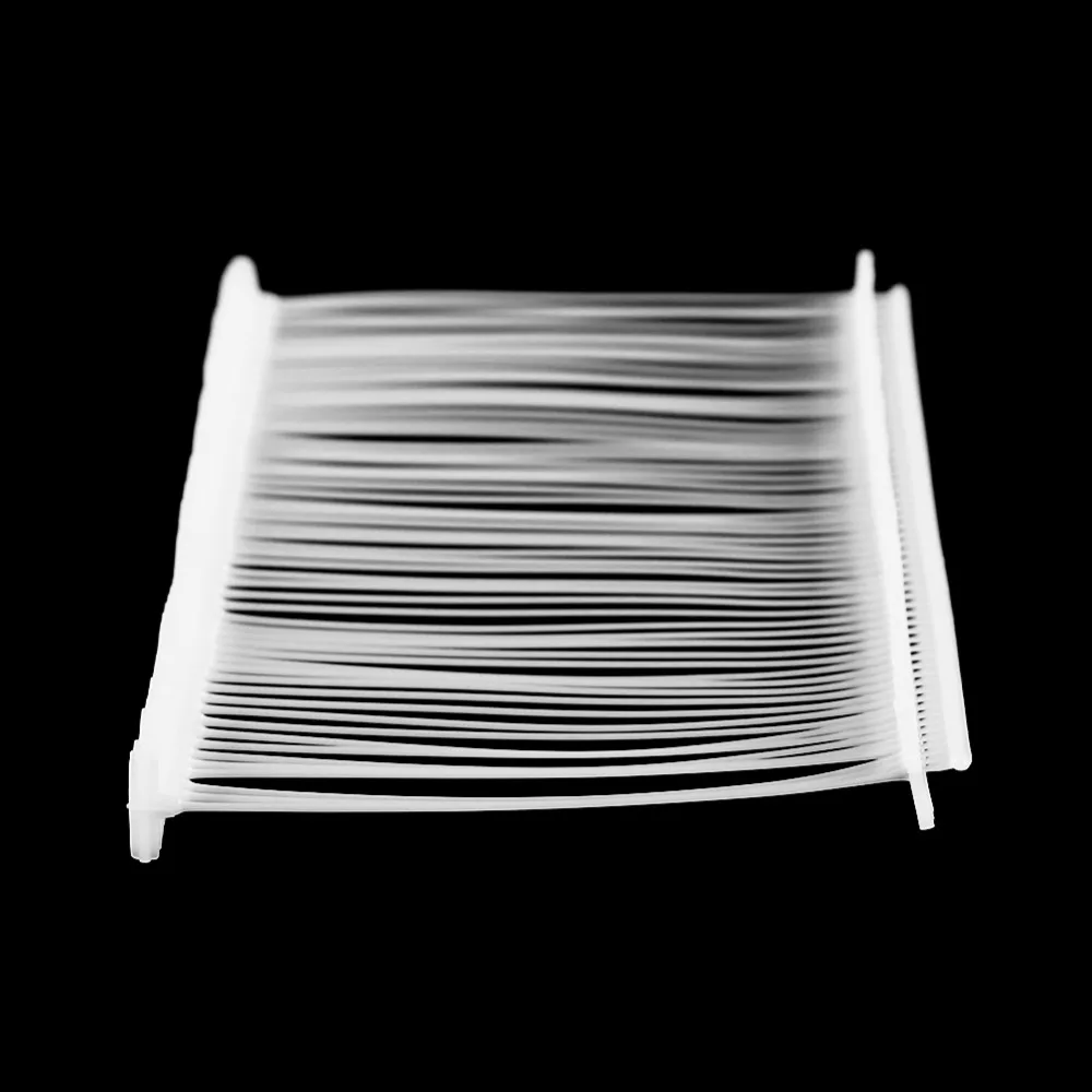 1Pack/5000Pcs 50mm 2 Inch Plastic Tagging Barbs Plastic White Price Tag Fasteners Smooth Surface I Type Tagging Attachments
