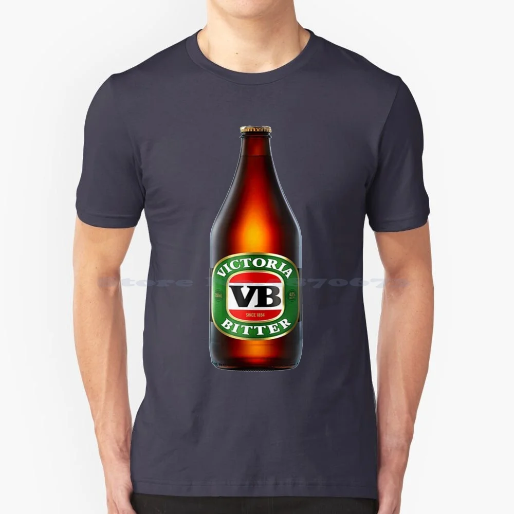 Vb Long Neck T Shirt 100% Cotton Tee Vb Long Neck Tippem Send It Straya Australia Aussie Mate M8 Victoria Pom