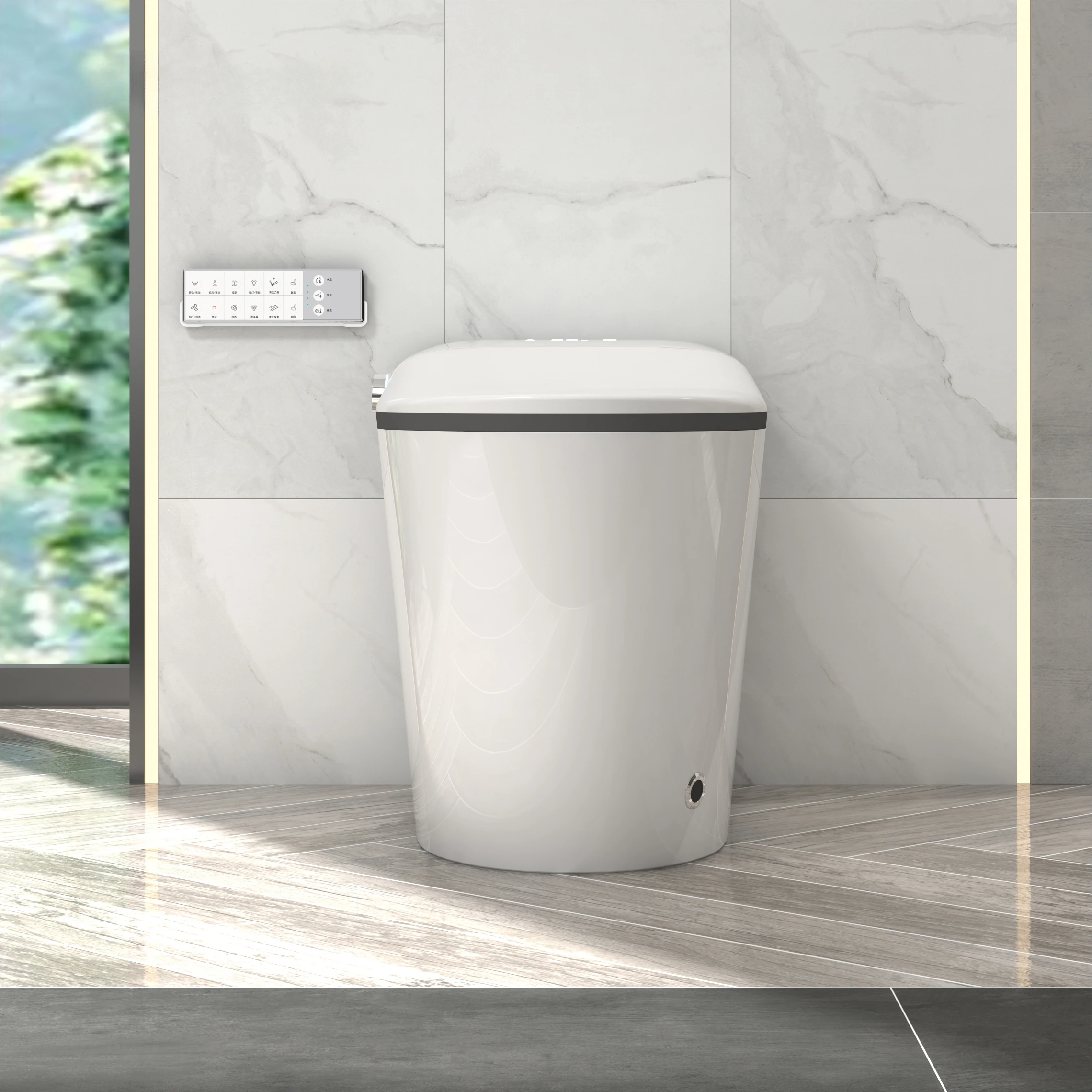 110V/220V one piece electric bidet toilet ceramic automatic intelligent wc toilet bowl bathroom inodoro smart toilet