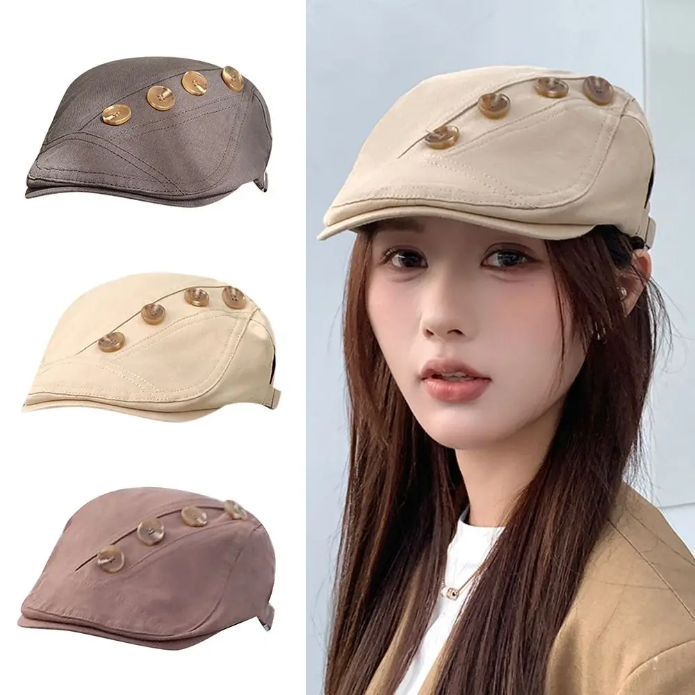 

Trendy Breathable Beret Retro Windproof Newsboy Cap Forward Hat Stylish Headwear