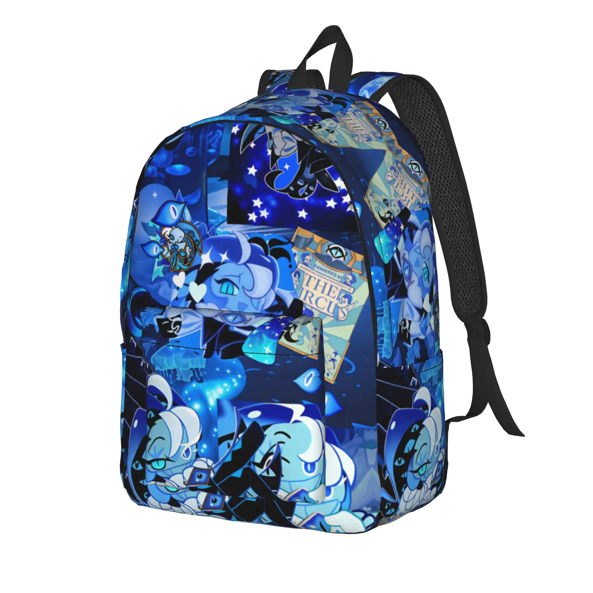 Shadow Milk  (15) Backpack Cookie Run Kingdom Student Polyester Sport Backpacks Durable Pretty High School Bags Rucksack