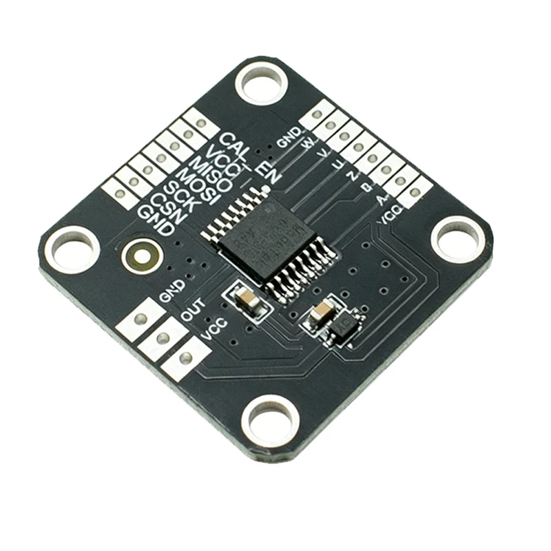 Moduł enkodera kąta magnetycznego MT6835 21-bitowy, absolutny, z wieloma wyjściami SPI PWM ABZ UVW, maks. 25000 obr./min, z magnesem, zamiennik serii AS50 — zdjęcie produktu 5