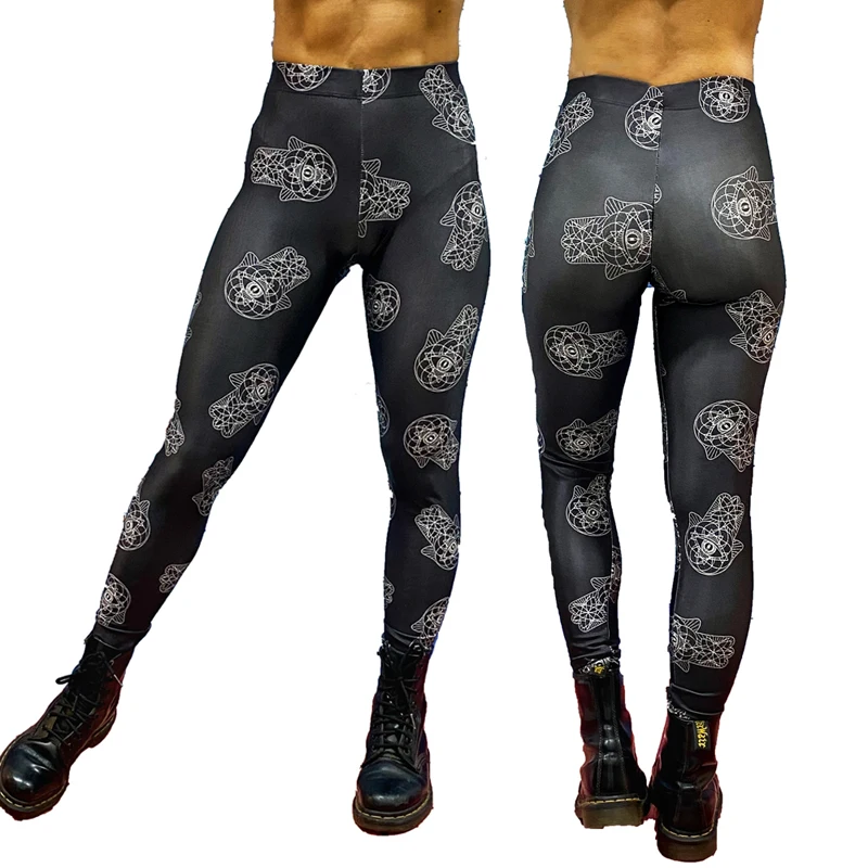 

WONDER PRETTY 12%spandex Sexy High Waist Elasticity Women Digital Printed Leggings Push Up Strength Pants