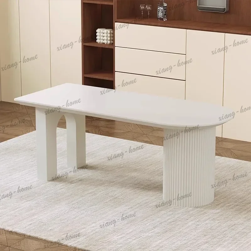YJ Classic Contemporary Practical Distinctive Dining Table Stylish Wooden Sleek Oak Dining Table Table Maison Household Furnitur