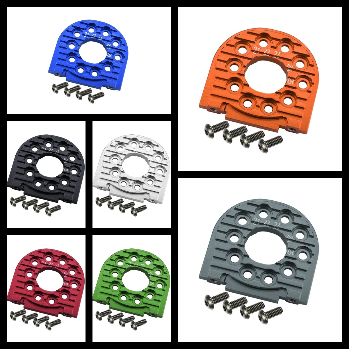 

GPM Aluminum Adjustable Motor Mount (For 16T-25T) For TAMIYA TT02