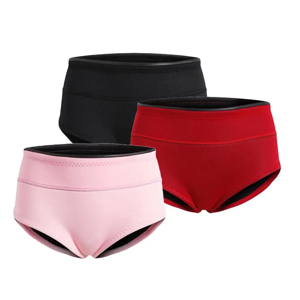 1.5mm Neoprene Super Stretch Diving Snorkel Brief Underwear Shorts Women Wetsuit Boyshort Bottoms for Diving Swimmin Snorkeling