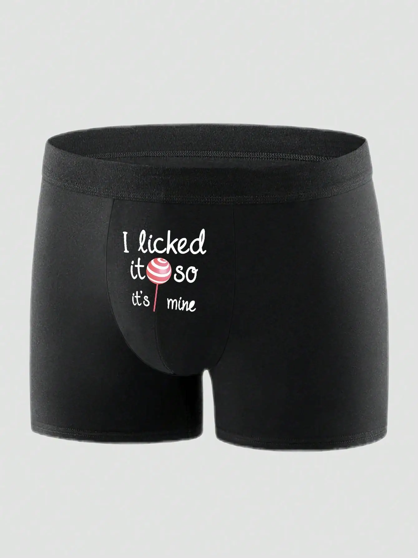 

Men's Comfort Boxer Brief with Lollipops and Letter Printing,Soft Underwear Boxer Briefs for Men S-XXL