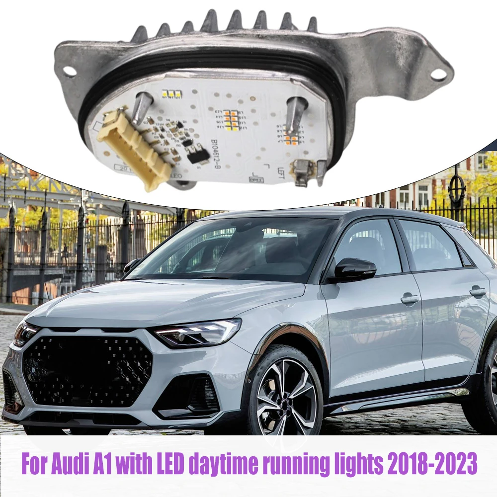

Для Audi A1 2018 2019 2020 2021 2022 2023 Передний левый правый светодиодный модуль дневных ходовых огней DRL 82A998474 82A998473 90145442