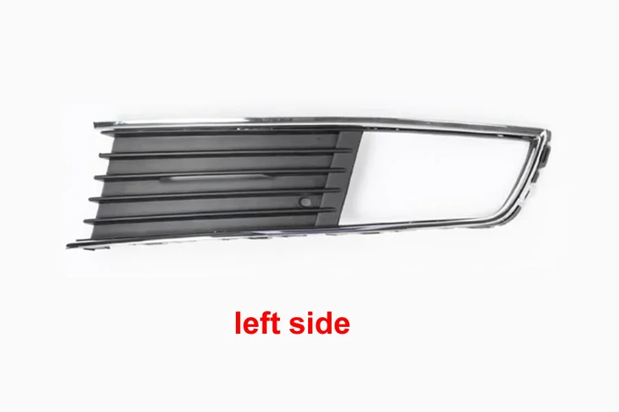 For Volkswagen VW Lavida 2013 2014 High Configuration Fog Light Frame Front Bumper Lower Grille Fogs Lamp Cover with Bright Bar