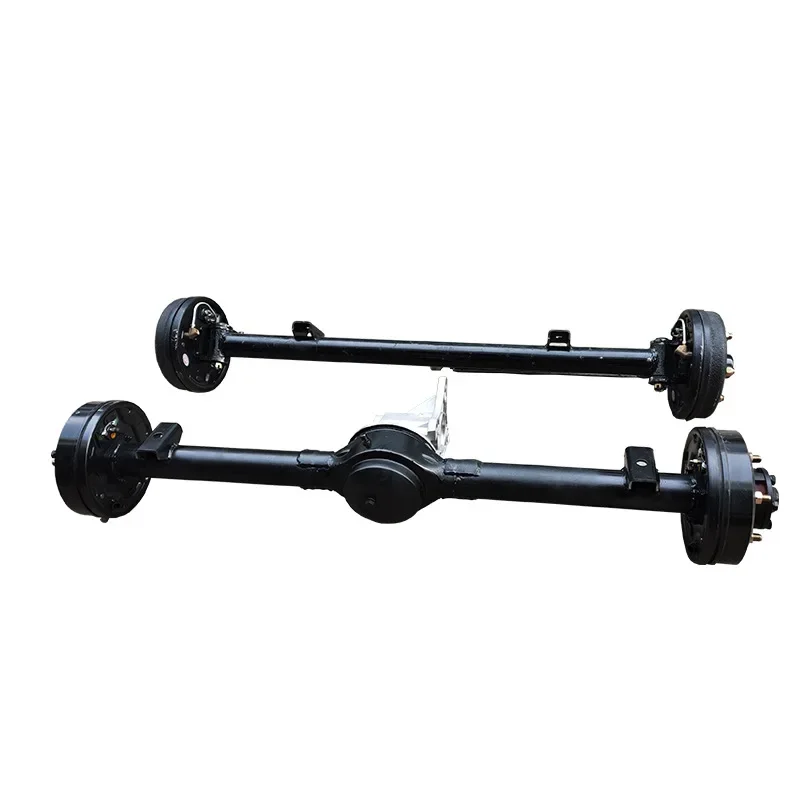 Electric four-wheeler assembly, full suspension drum brake bridge, high-power full set of accessories assembly