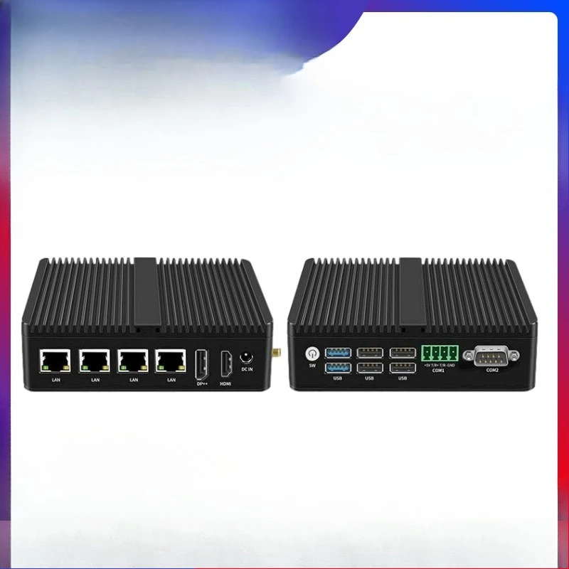 

Four network port soft routing J6426 fanless industrial host
