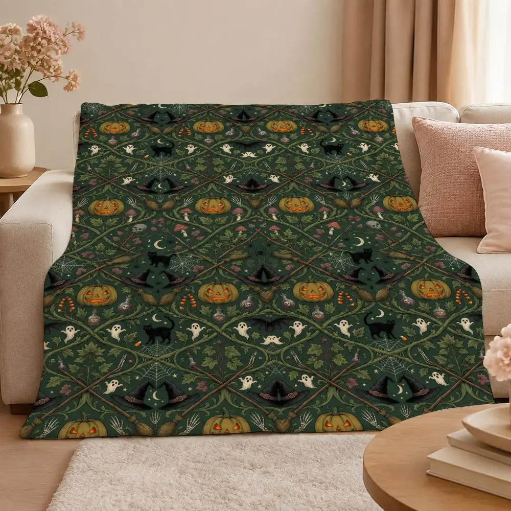 Boho Sacred Heart Evil Eye Celestial Vintage Art Throw 320g Soft Flannel Fleece Throw Blanket Cover Sofa Bed Dorm Nap Gift