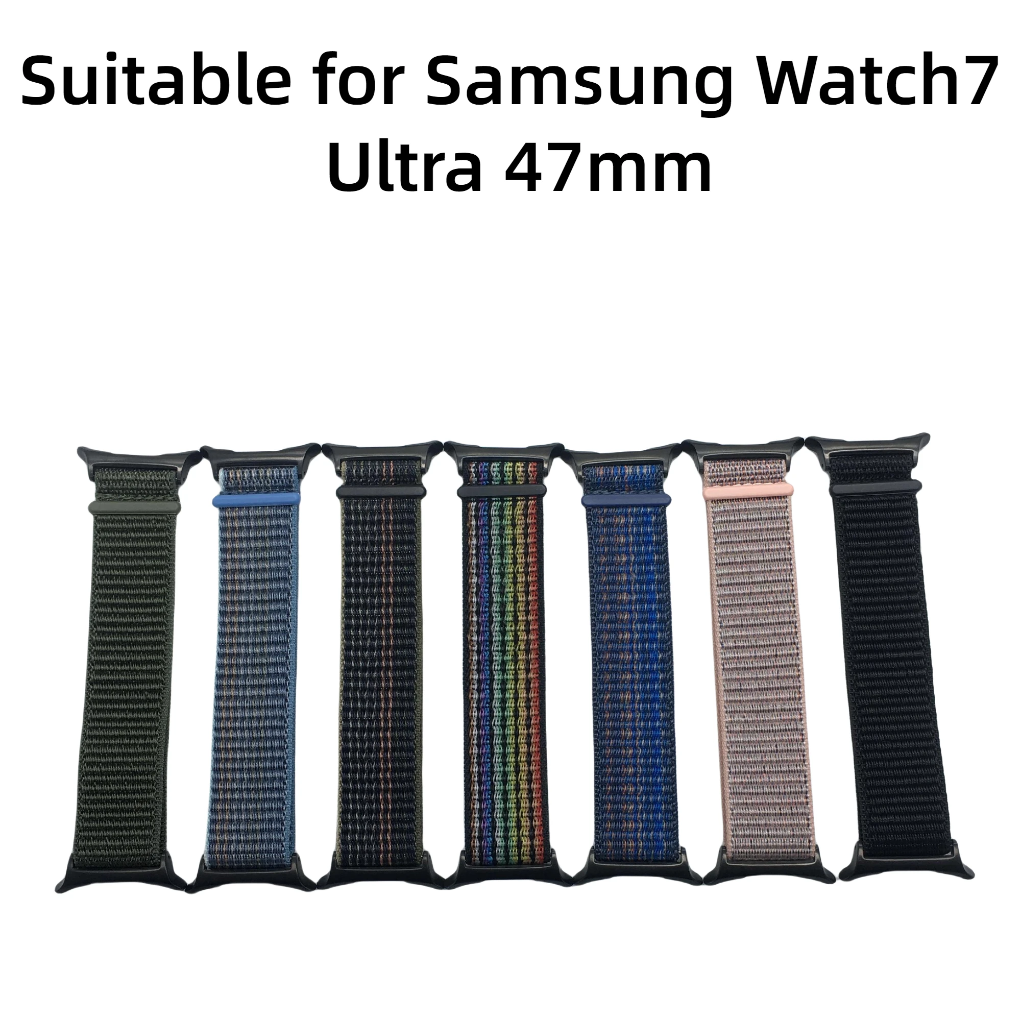 

The nylon strap designed for Samsung Watch7 Ultra 47mm provides a comfortable wearing experience.