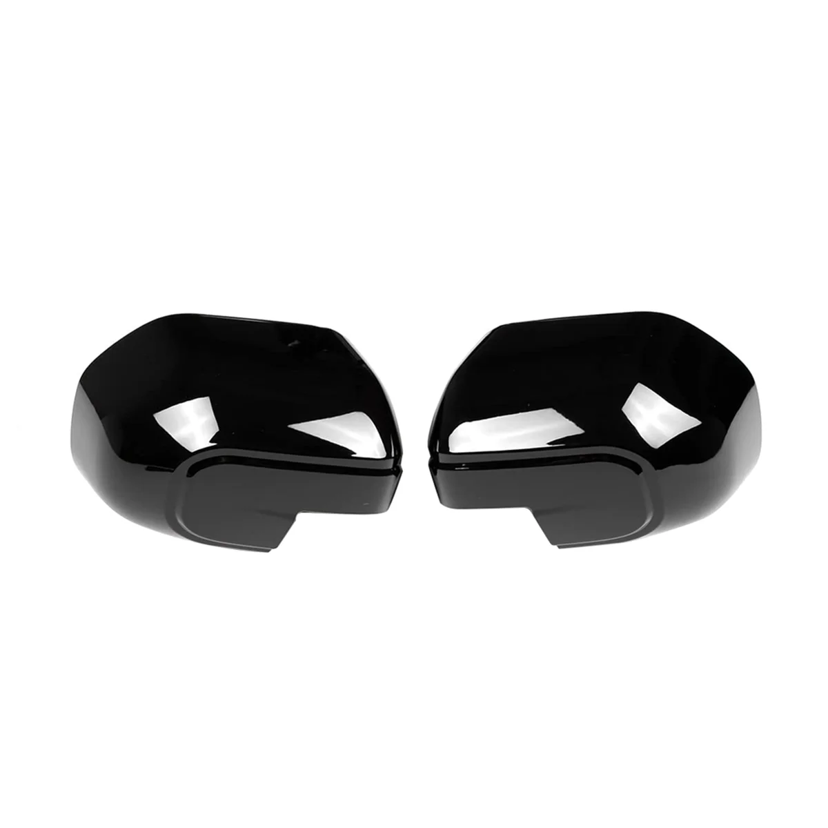 

For Ford Maverick 2022 2023 Rear View Mirror Outside Housing Door Side Rearview Mirror Cover Cap Trim (Bright Black)