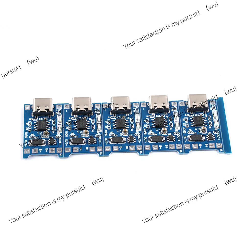 5Pcs for type-c USB 5v 1A 18650-TP4056 lithium battery charger module DC 4.2v 4.5V-5.5V input voltage HW-387