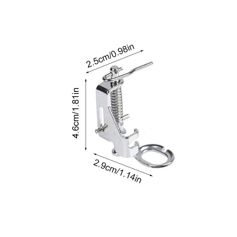 1Pcs Large Metal Darning Foot Free Motion Presser Foot For Home Sewing Machines Close Toe Open Toe Quilting Foot Embroidery Feet