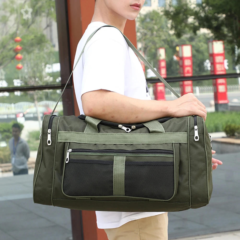 

Oxford Dry Wet Separation Bags Portable Outdoor Carry Luggage Multifunctional Wear-resistant Side Zippers for Travel Swimming