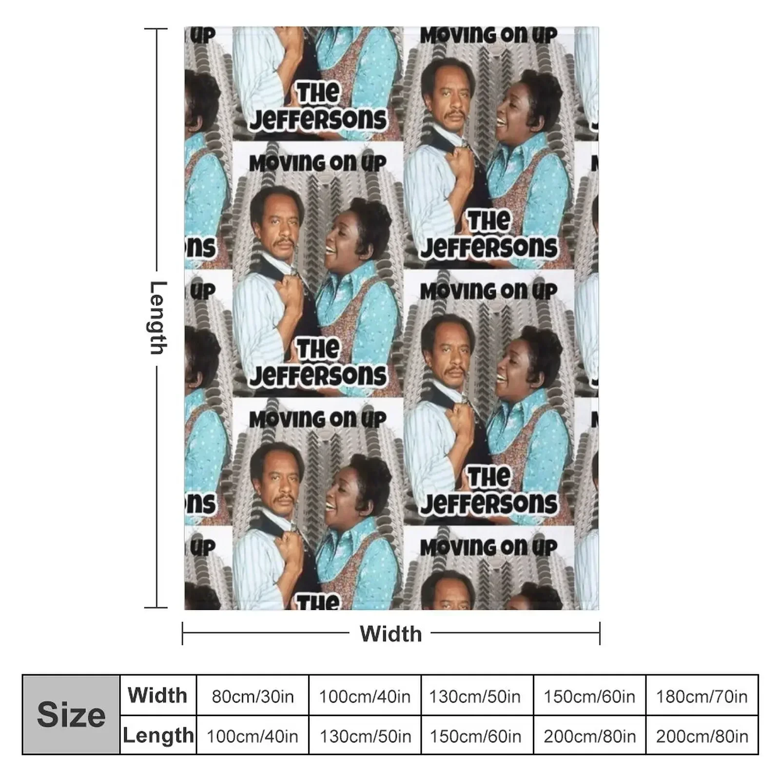 The Jeffersons Television Show Throw Blanket christmas gifts Plush Blankets