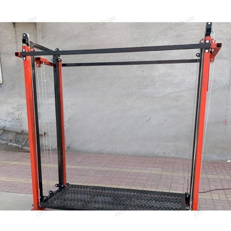 5-meter 6-meter small cargo elevator electric lifting fully automatic folding climbing platform