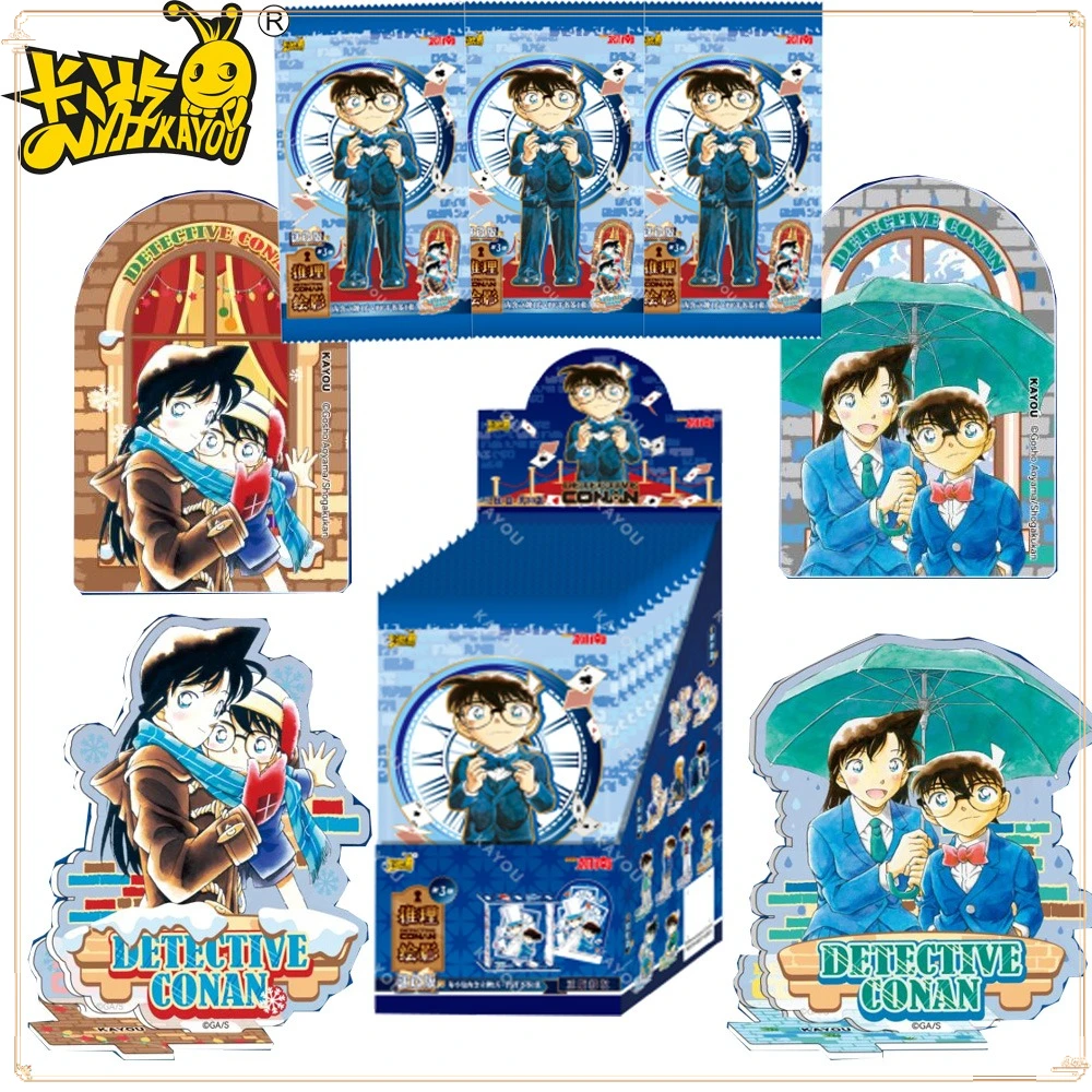 

KAYOU Original Detective Conan Acrylic Stand Figure Kogoro Mori Yukiko Kudo Rare Anime Characters Collection Cards Toys Gifts