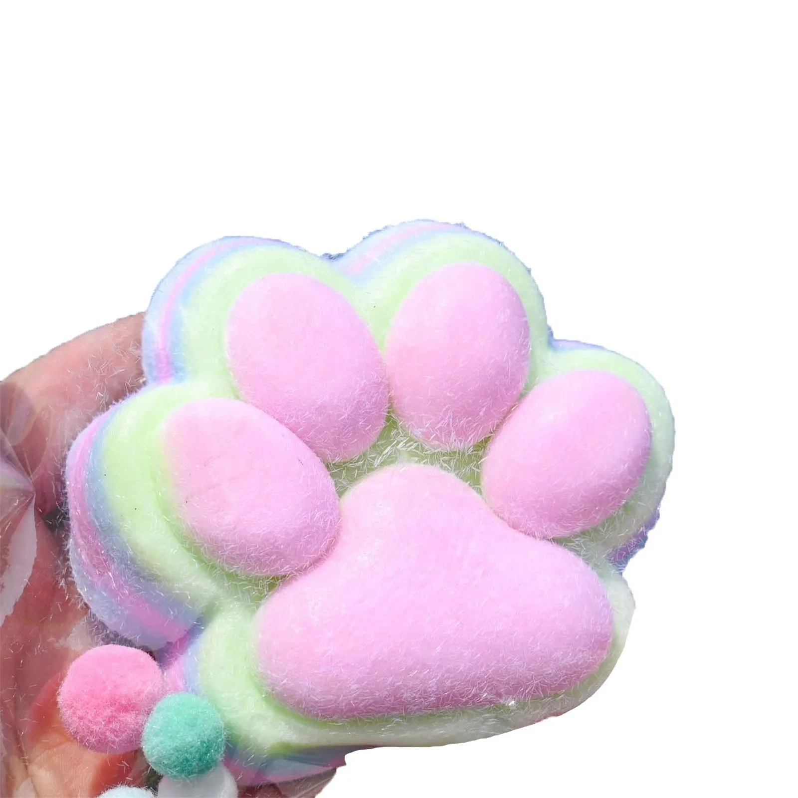 Kinder Mini Katze Klaue Squishy Zappeln Spielzeug Weiche Nette Katze Pfote Langsam Rebound Prise Dekompression Spielzeug für Kinder Erwachsene Weihnachten Geschenk