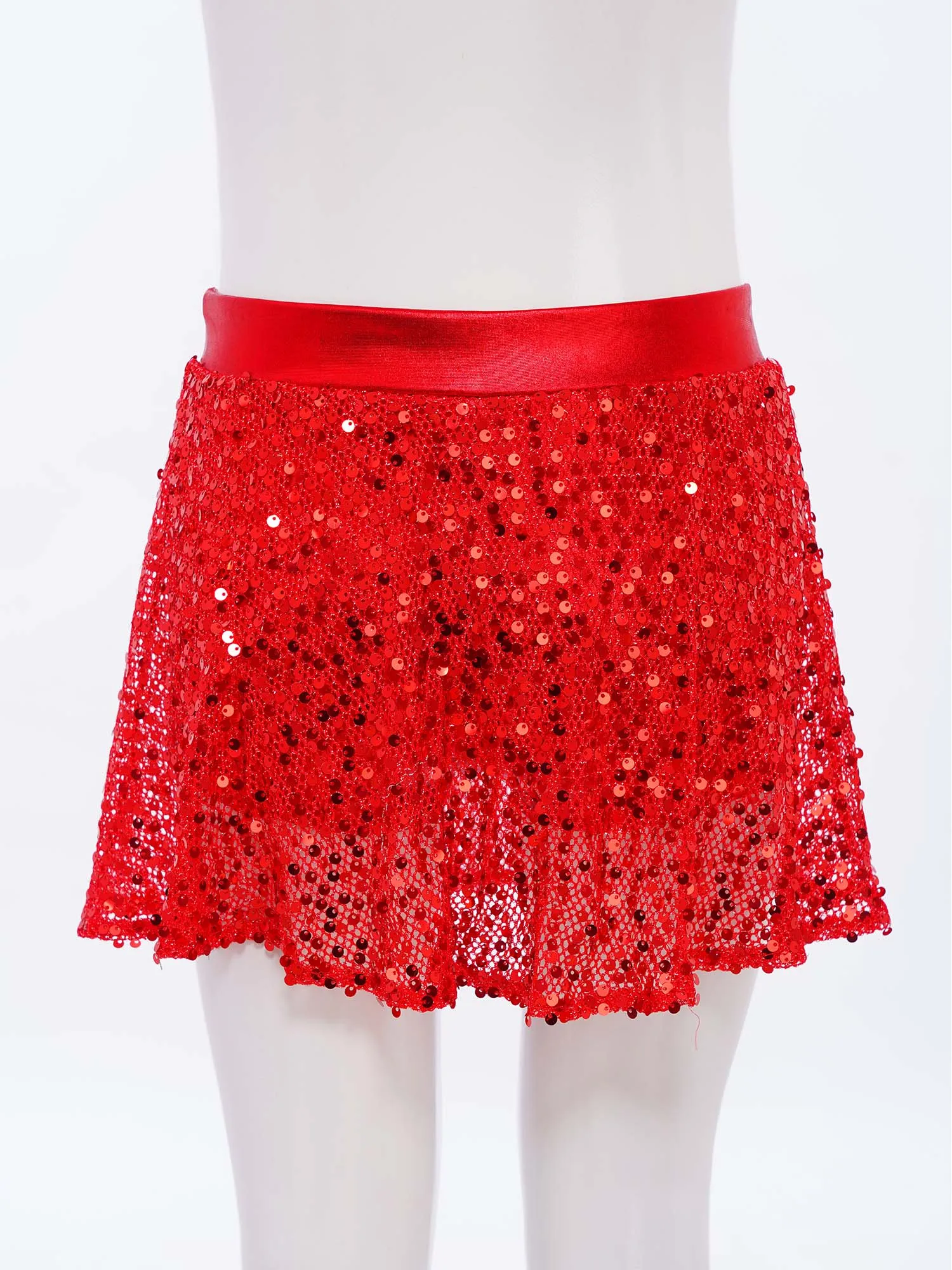 Dziewczęce spódniczki z siateczki, tutu, błyszczące cekiny, elastyczna talia, letnie spódniczki dla dzieci do łyżwiarstwa, baletu, mini spódniczki dla dzieci, ubrania baletowe.