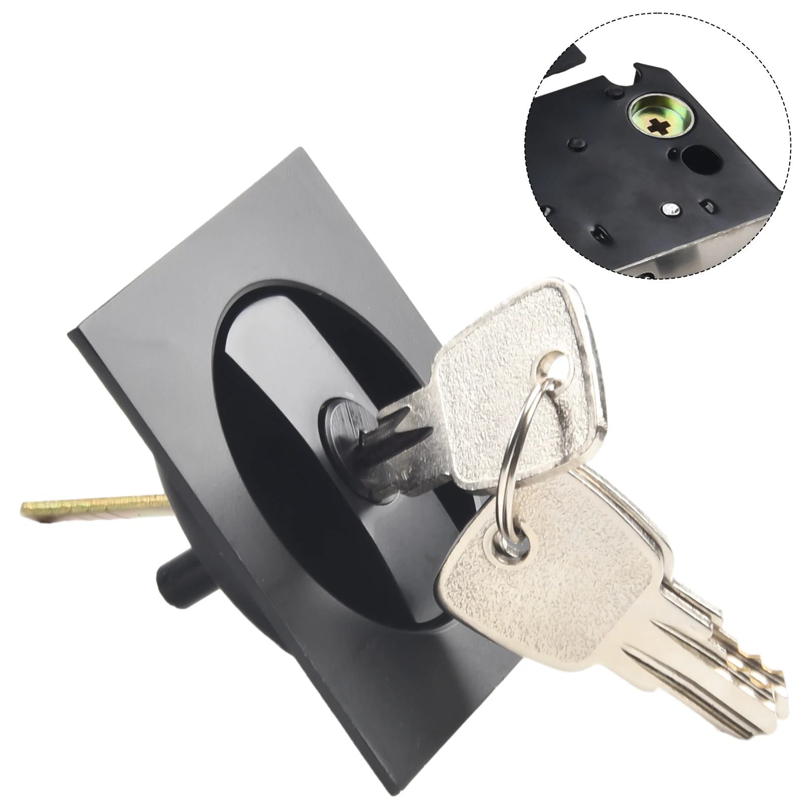 

Beautiful Mortice Door Lock Square Door Lock Silver Sliding Door Latch Square Bathroom Door Lock Black Embedded Bathrooms