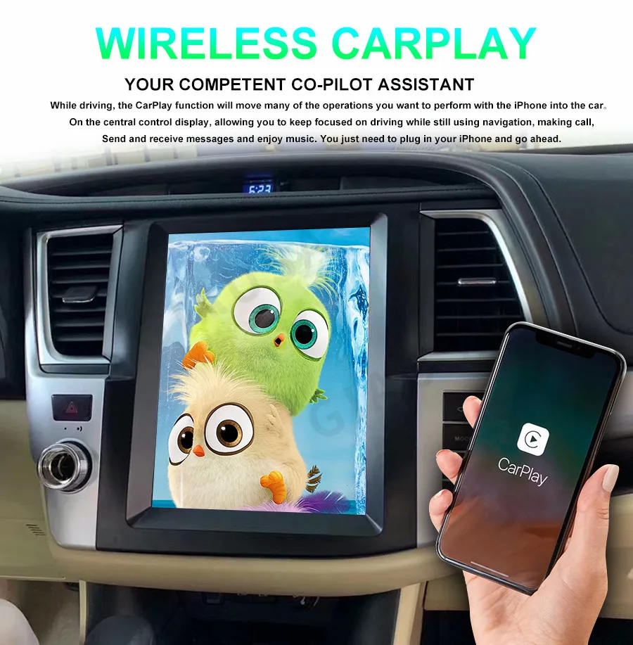 

8+256G Android 12 For Toyota Highlander 2014 2015 2016 2017 2018 2019 GPS Player Auto Audio Head Unit Video Player
