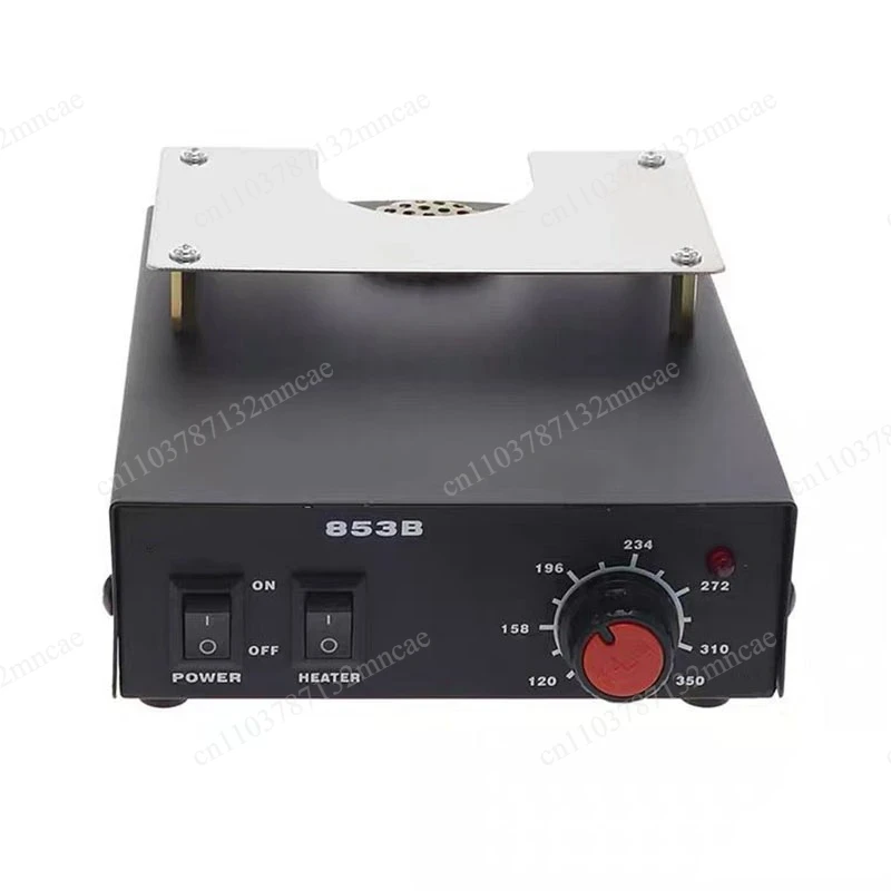 Preheating/Heating/Desoldering Hot Air Adjustable Air Portable 853B 540W Preheating Table Recovery Table