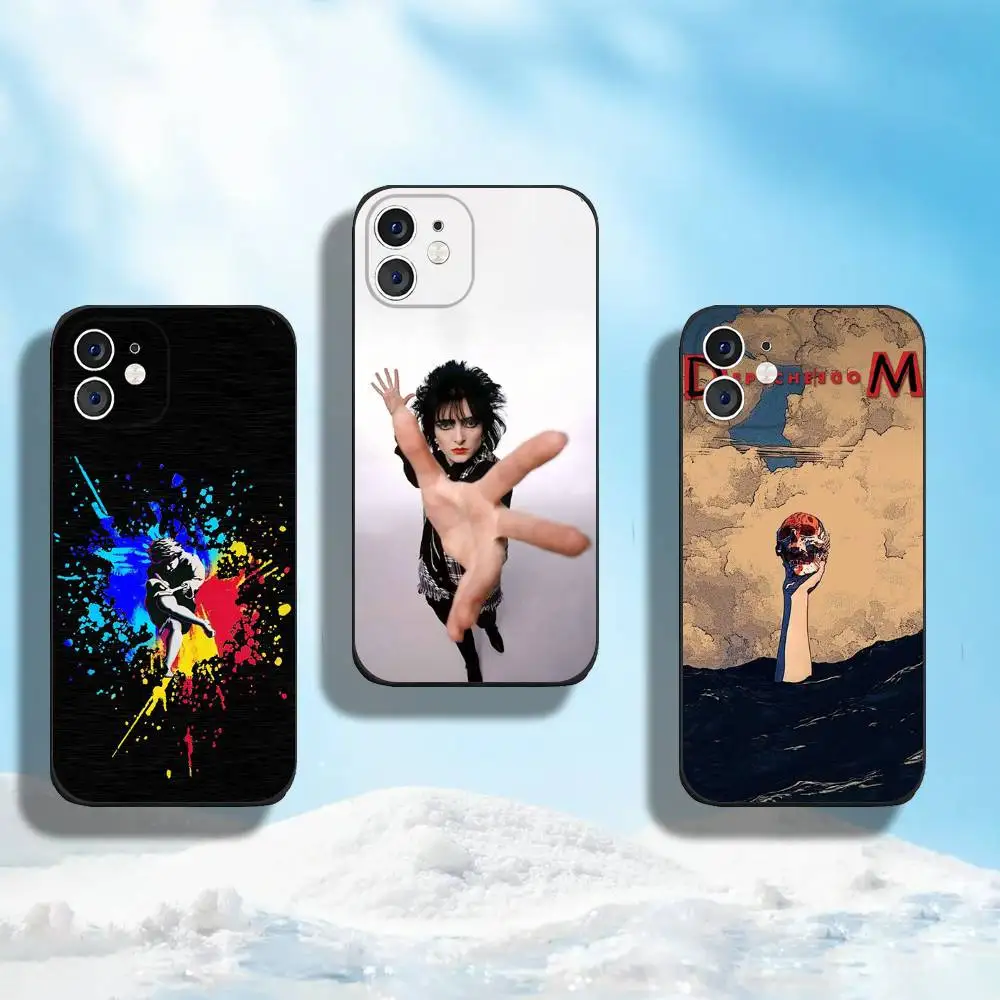 Coque de téléphone D-Depeche-Mode pour iPhone 17, 16, 15, 14, 13, 12, 11, Pro, Max, Plus, Mini – Housse créative haut de gamme au design de niche