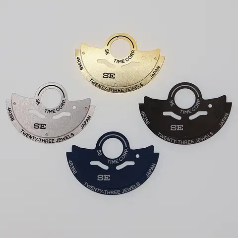 सिल्वर गोल्ड वेव स्टाइल NH35 रोटर स्टिकर स्वचालित हथौड़ा Seiko मॉड पार्ट्स NH34 NH36 मॉडिफाई वॉच स्पीयर पार्ट्स के लिए 10 best sales सेको मॉड केस - №2