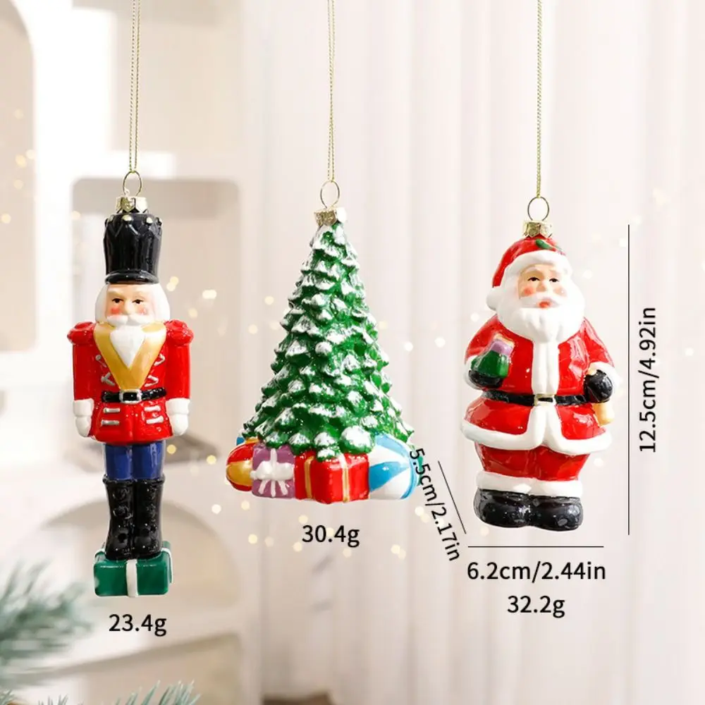 Delicate Multiple Styles Christmas Pendant Merry Christmas Reusable Xmas Tree Hanging Decoration Christmas Tree Pendant
