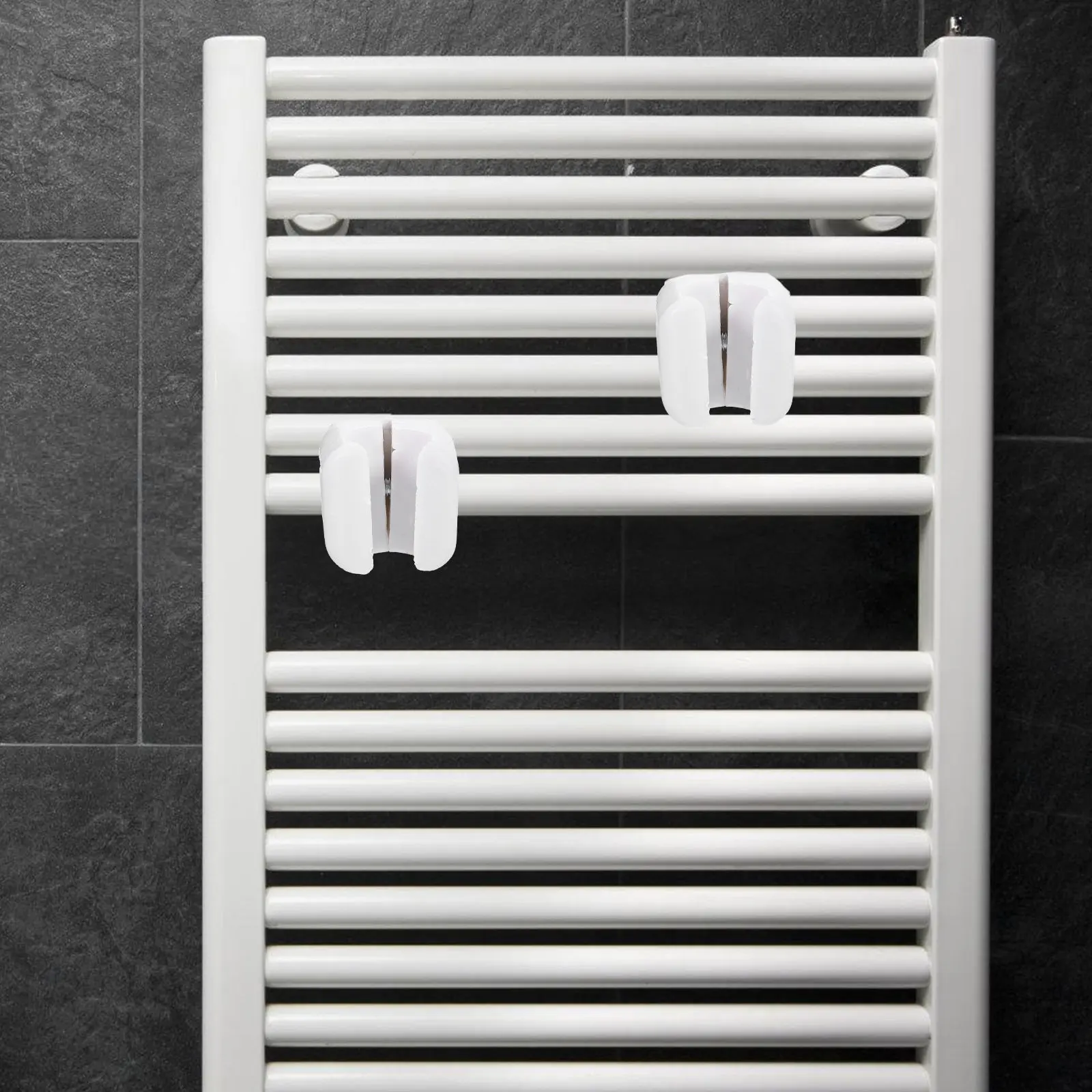 3Pcs Aluminum Radiator Hooks Bathroom Tubular Towel Holder Hand Towel Rack Heat Drying Storage Hook Bathroom Hanger for Towels
