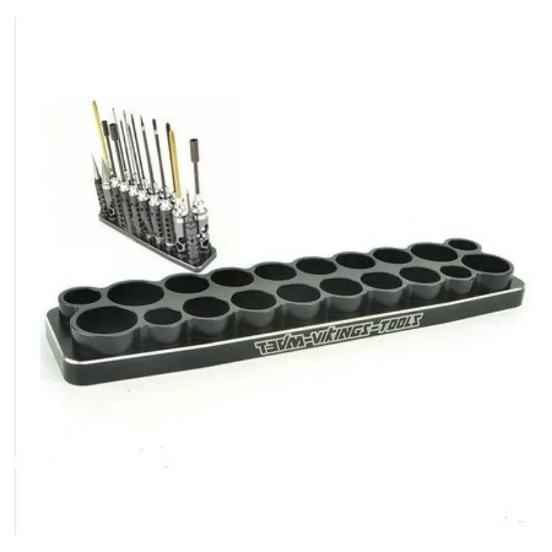 20 gaten aluminium gereedschapsbak / socket pak zeshoekige houder voor afstandsbediening speelgoed RC auto's boot vliegtuig