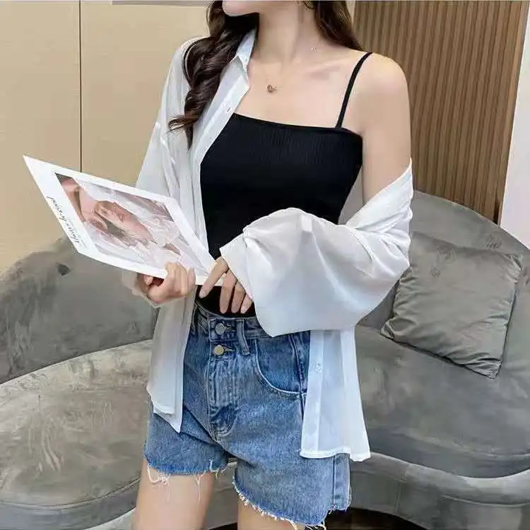 

Long Sleeve Shirts Womens Cotton Oversized Tops Turn Down Collar Pleated Hem Lantern Sleeves Feminine Retro Autumn Outfits