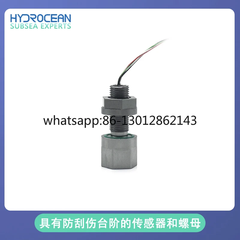 Sensor de profundidad MS5837 Sensor de presión ROV subacuático Tuerca de bloqueo del océano de aguas profundas